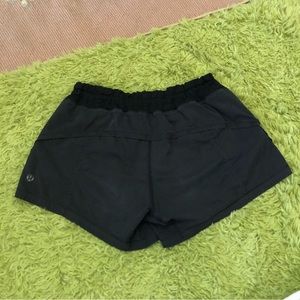 Black LuluLemon shorts
